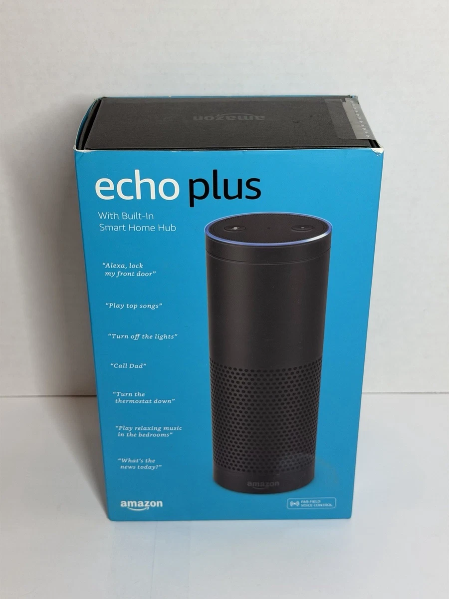 Amazon Echo Plus (1st Generation) Alexa Black Smart Speakers for
