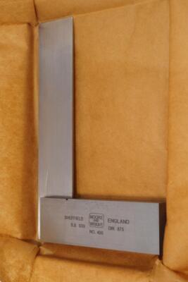 New Old Stock Moore & Wright Sheffield England 4'' Toolmakers Machinists Square