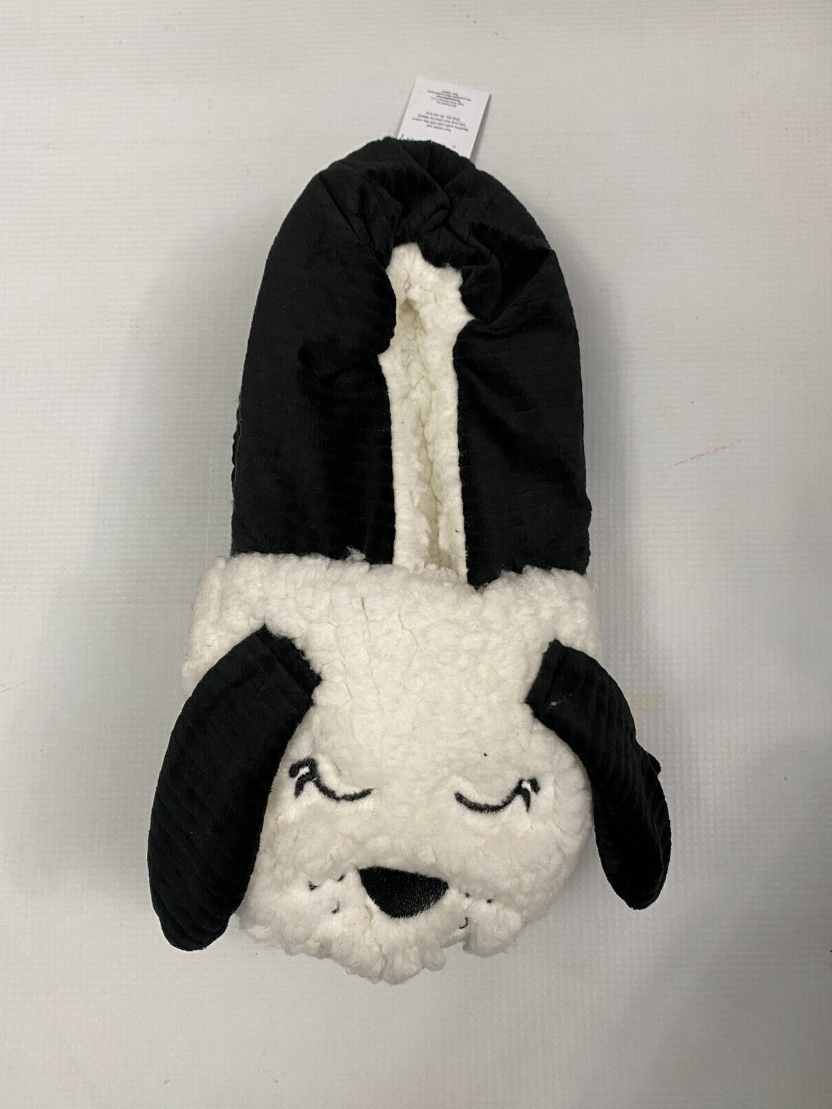 SAOLA Fuzzy Babba Ciabatte Cane Cucciolo Donna 7 9 5 Sherpa Pile Grip Suola Nero