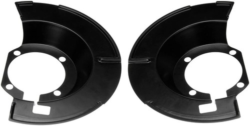 Dorman 2X Front Brake Dust Shield Pair For 03-08 Dodge Ram 2500 3500 4WD - Picture 3 of 4