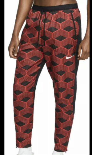 Nike Running Team Kenya Shield Hose Unisex Erwachsene rot/schwarz Größe Medium NEU