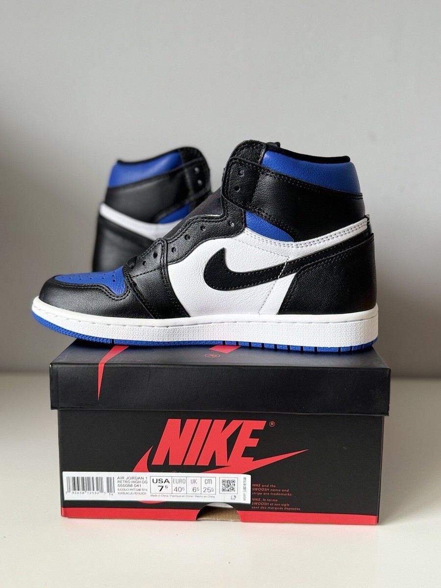 Jordan 1 Retro High OG Royal Toe 555088-041 Size 7.5 Mens  display picture 1