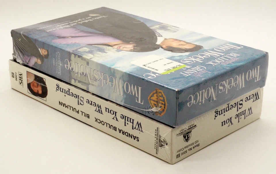 WHILE YOU WERE SLEEPING & TWO WEEKS NOTICE New VHS Tape IGS Ready Sandra Bullock - Image 4 of 4
