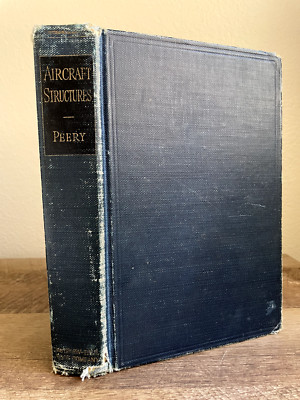AIRCRAFT STRUCTURES by David J Peery (1950, Hardcover, Aeronautical Engineering)