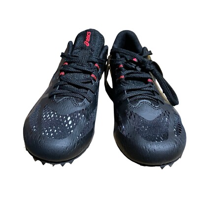 ASICS Hyper MD 8 Track & Field Spikes Mens 6 Black Stripes 