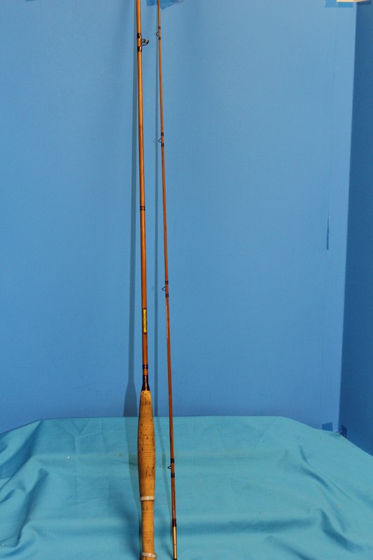 Handmade George F. Gross vintage 2 piece bamboo fly rod in superb condition READ