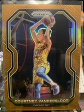 2021 Panini Prizm WNBA Courtney Vandersloot Orange #18/50