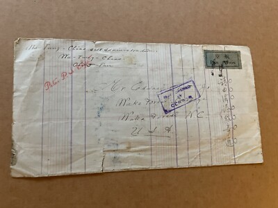 chinaページ China WWII Censor Cover +Via 渝港 Route +西川五通桥 CXL +Franking