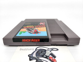 Mach Rider - Nintendo NES - Hangtab 4th Print - USA - Near Mint