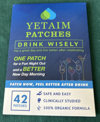 Hangover Prevention/Recovery Patches 42 Pack Women & Men Energy Boost Better AM