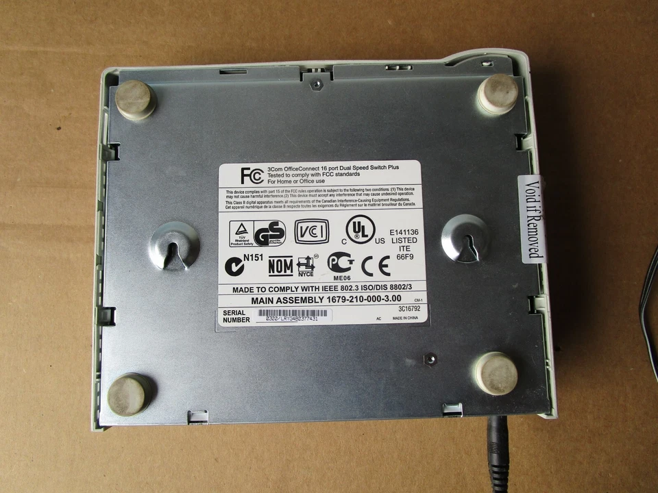 OfficeConnect Dual Speed Switch .16 Ports Desktop Series 3C16792A - Image 4 of 4