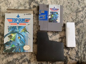 Top Gun The Second Mission NES Nintendo in Box