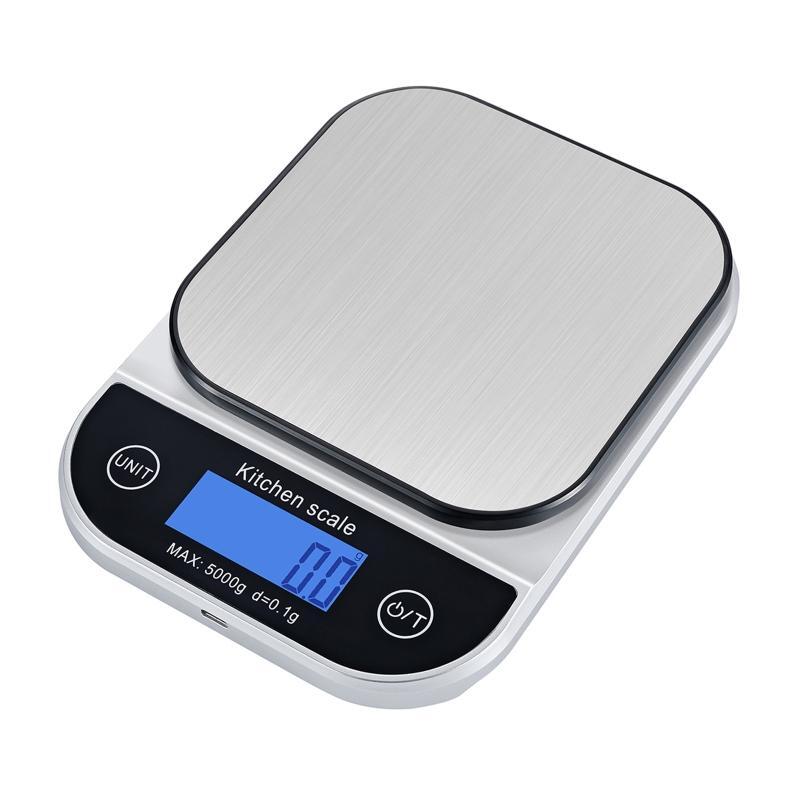 6 Types Washable Food Scale Waterproof 3 Power Supply Ways Digital