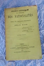 Hayem-A Some Consequences Of Principle Of Nationalities, Or Essai of Criticism