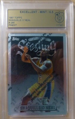 1996-97 Finest #289 Shaquille O'Neal Silver