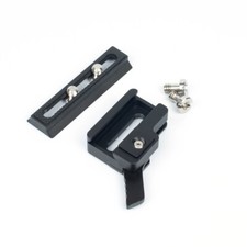 Camera Monitor EVF Mount Ultra Slim Quick Release Dovetail Connector Baseplate