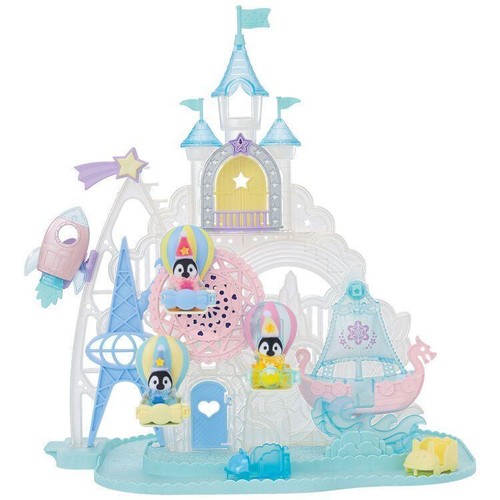 Sylvanian Families Castle Yumeiro Amusement Park Penguin Baby Snow Party 3 Dolls - Picture 3 of 3
