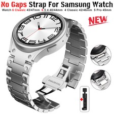 Stainless Steel Band Metal Strap For Samsung Galaxy Watch 6 5 4 40/44MM 43/47mm