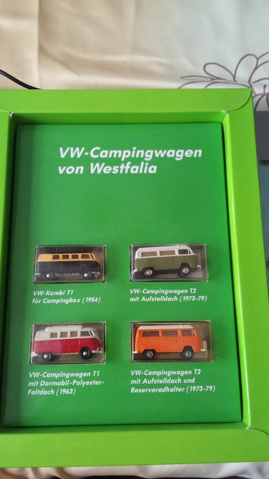 BREKINA(Allemagne): Coffret VW Combi Camping - 1/87 Avec Livret en allemand - Photo 2/4
