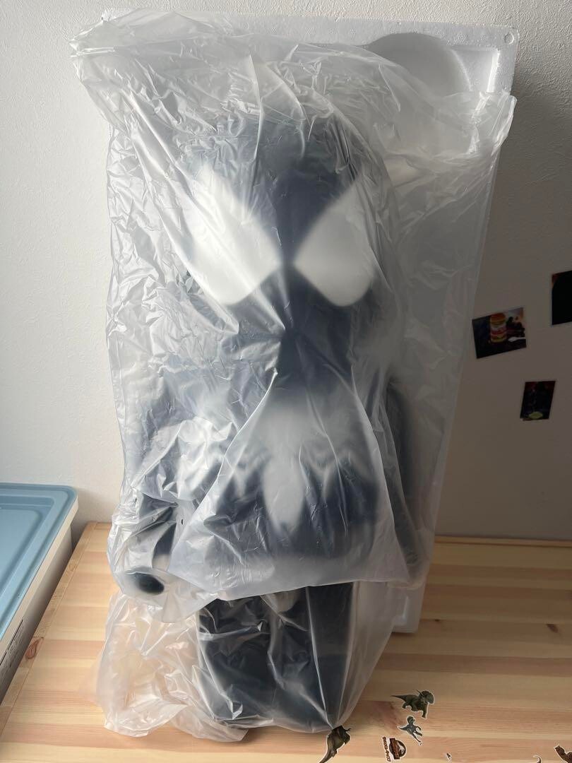 BE@RBRICK SPIDER MAN BLACK COSTUME 1000 % Medicom Toy