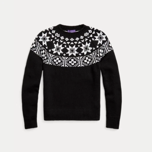 Ralph lauren snowflake sweater clearance