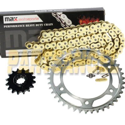 Gold O-Ring Drive Chain & Sprocket Kit for Honda CBR600RR 2003-2020 520-chain