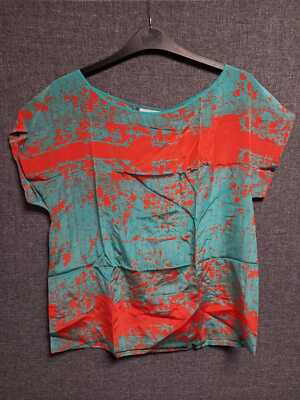 Sara C Naturally Basic Seidentop Grün Größe Small DH015 HH 03