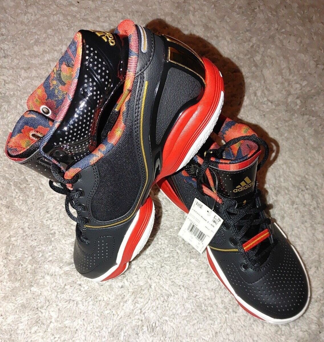 Adidas adiZero D Rose 1 Forbidden City CN Bulls Basketball Adidas adiZero D Rose 1 Forbidden City CN Bulls Basketball