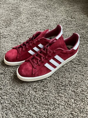 Adidas Campus 80 s Shoes Burgundy/ Off White New Size 10