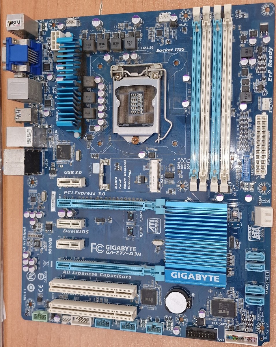 Gigabyte Technology GA-Z77-D3H rev. 1.0, LGA 1155, Intel