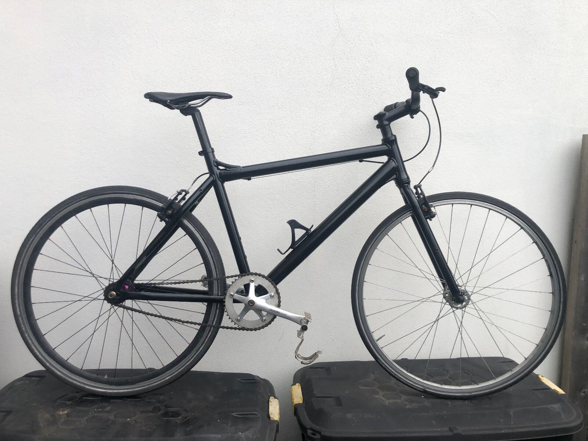 Custom build Fixie Single Speed Bike Alloy MTB Black Road Off road