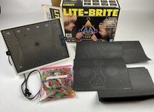 LITE-BRITE by Hasbro Vintage w/ Original Box Pegs Light Bright 1981 WORKS