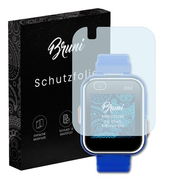 Bruni 2x Folie für VTech Kidizoom DX2 Schutzfolie Displayschutzfolie