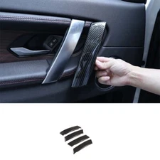 Carbon Fiber For LR Discovery Sport 20-2023 Cover Trim Inner Door Handle 4PCS