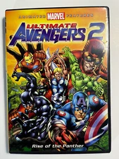 Ultimate Avengers 2: Rise of the Panther With Unopened  Bonus tradin(DVD, 2006)