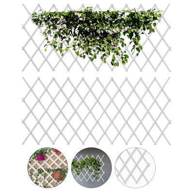 2x Silber Garten Rankgitter Aluminium Expandierende Pflanzen Wand Zaun Panel 8 Fuß x 4 Fuß