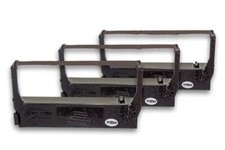 3x taśma barwiąca do Epson TM 260 Series TM 260 TM 267 TM-250 TM-267/II TM 250 Czarna