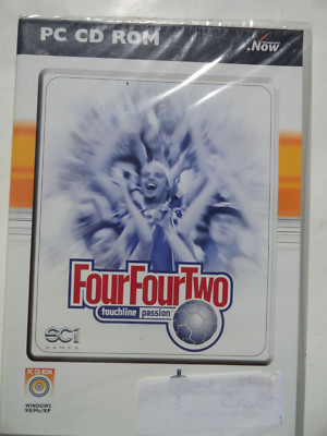 FourFourTwo Touchline Passion Soccer Manager Sim PC GAME 2002 CD ROM NEW SEALED