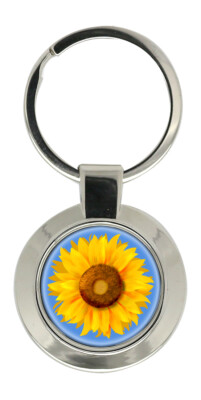 Schlüsselanhänger Sonnenblume Metall