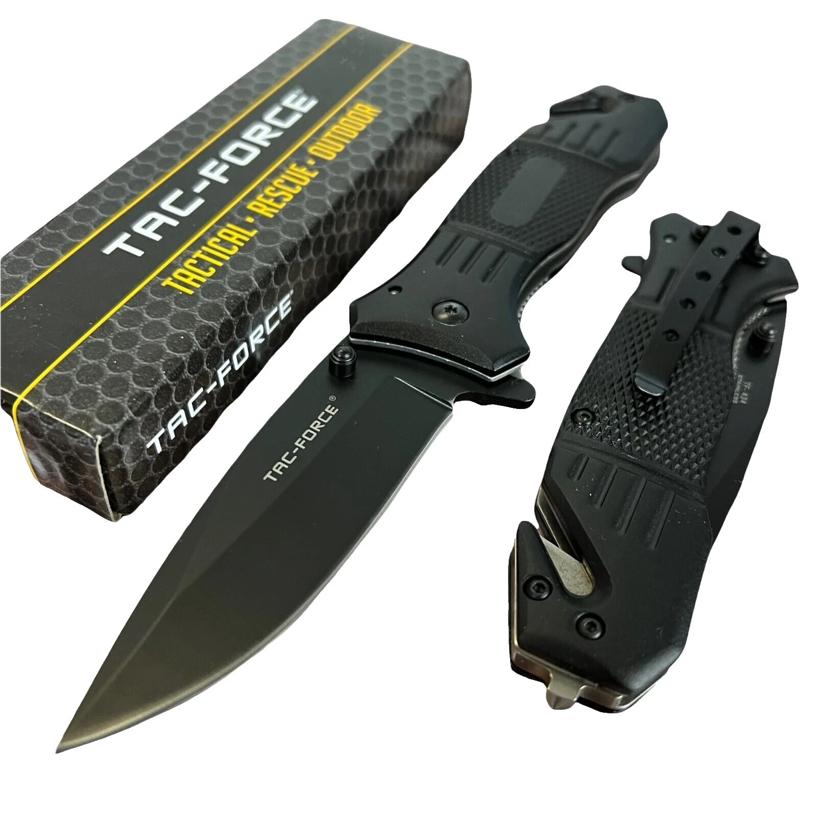 Hoja De Aluminio Mango de acero inoxidable táctico Cuchillos plegables de colección