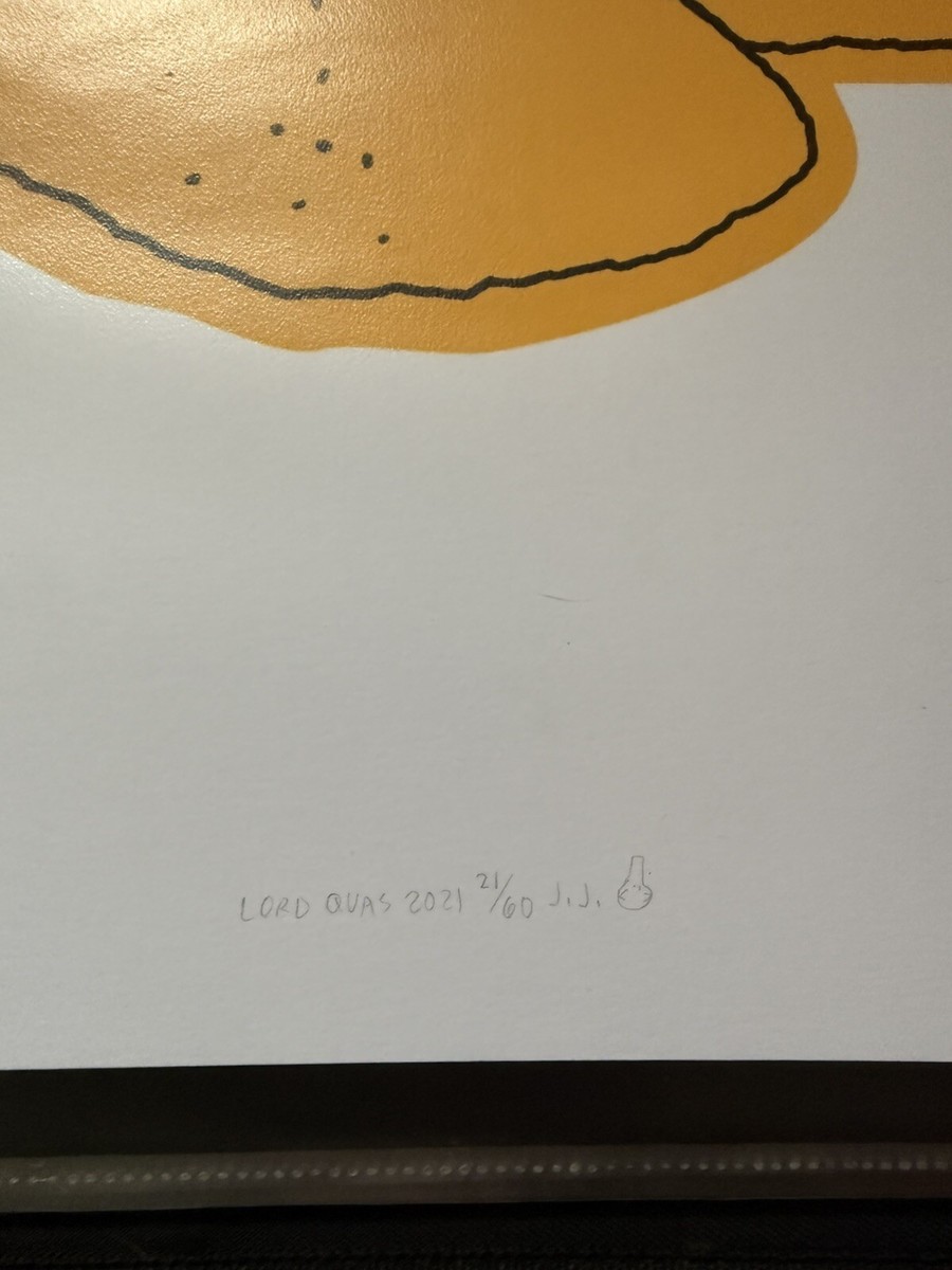 Jeff Jank Madlib quasimoto print Extremely Rare 21/60 Lord Quas