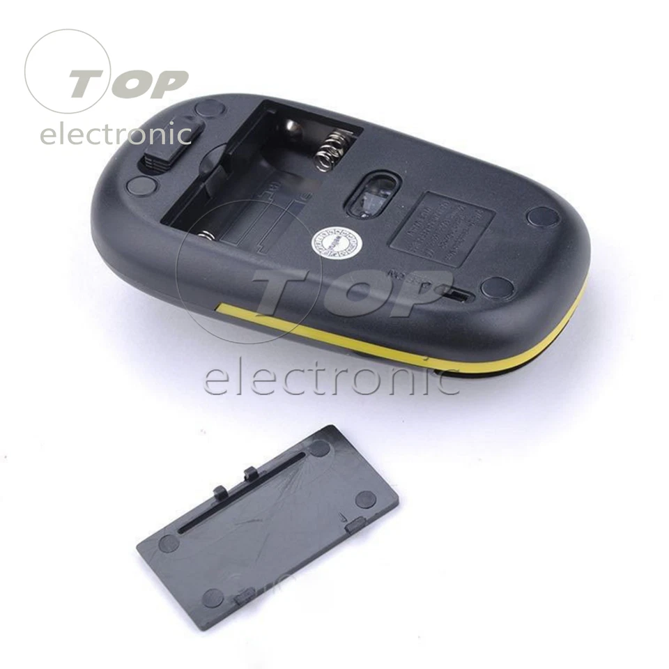 1600DPI Wireless Optical Laptop Mice Cordless Mouse w/ USB Receiver for Computer - Image 3 of 4