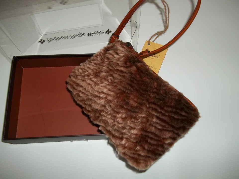 ПАТРИЦИЯ НАШ шерпа и кожи VINOVA PIEDMONT застежки сумочки кошелек с ремешком бумажник новый - Изображение 3 из 4