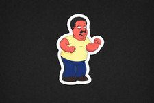 Family Guy Inspired Stickers Funny TV Cartoon Vinyl Decals Stewie Brian Peter