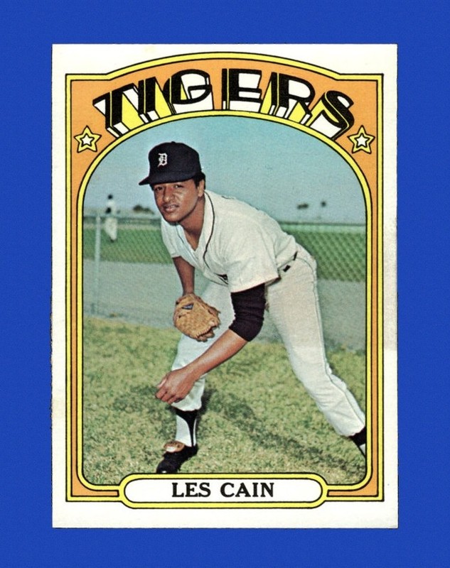 1972 Topps Set-Break #783 Les Cain EX-EXMINT *GMCARDS*