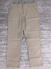 Weatherproof Vintage Men's Pants 34 Tan Hybrid Tech Flex Waist 34x29 Read Below