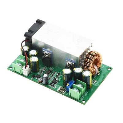 High Current DCDC Converters 25A 600W Adjustable Module Cooling Fan for Projects
