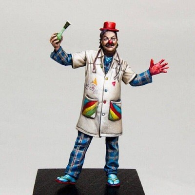1/32 54mm Resin Model Kit Clown Unpainted