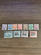 Vintage 1900’s BELGIUM 1918 Scott used Red Cross Hinged Good Condition