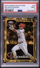 2024 Topps Gilded Collection - Nolan Schanuel #49 Gold Lava Refractor /10 (RC)